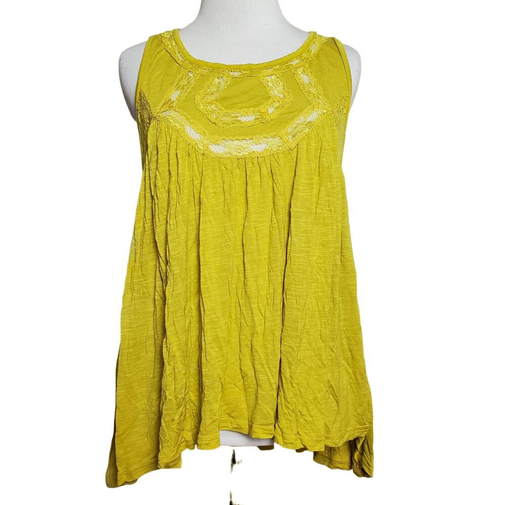 Entro Mustard Tank Top SZ Small